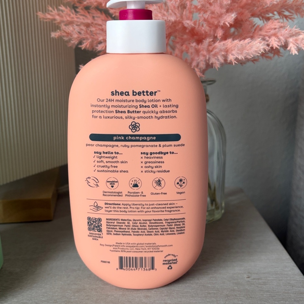 EOS Pink Champagne Shea Better Body Lotion - Picture 2 of 2